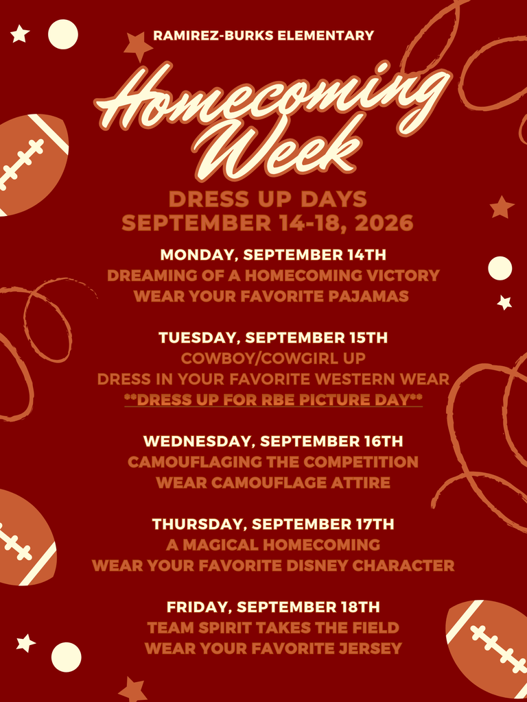 Homecoming Week Dress Up Days