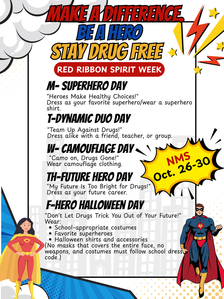 NMS Red Ribbon week flyer 