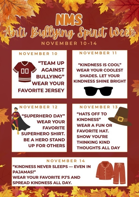 NMS Anti Bullying Spirit Week