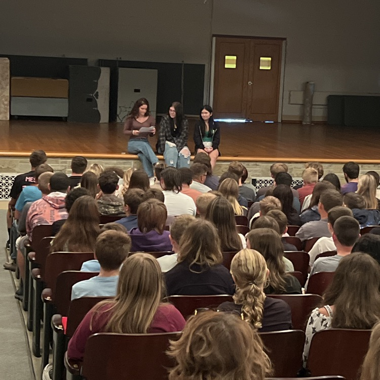 students presenting to our students.  