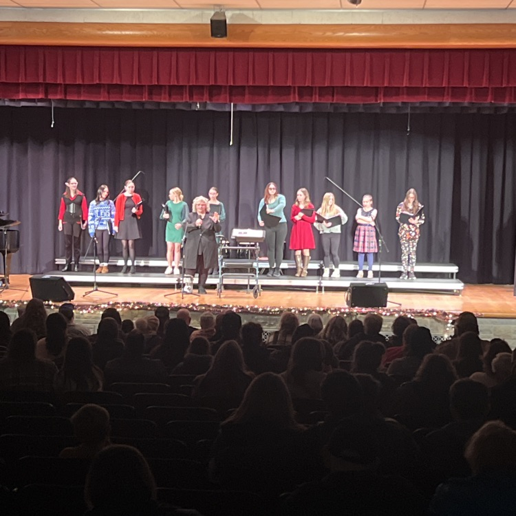 Junior High Chorus singing  