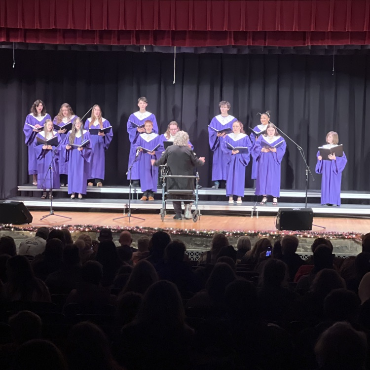 Senior High Choir singing