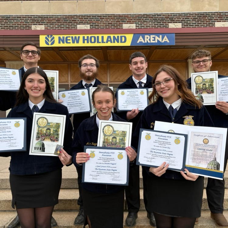 Coudersport’s Keystone Degree recipients.