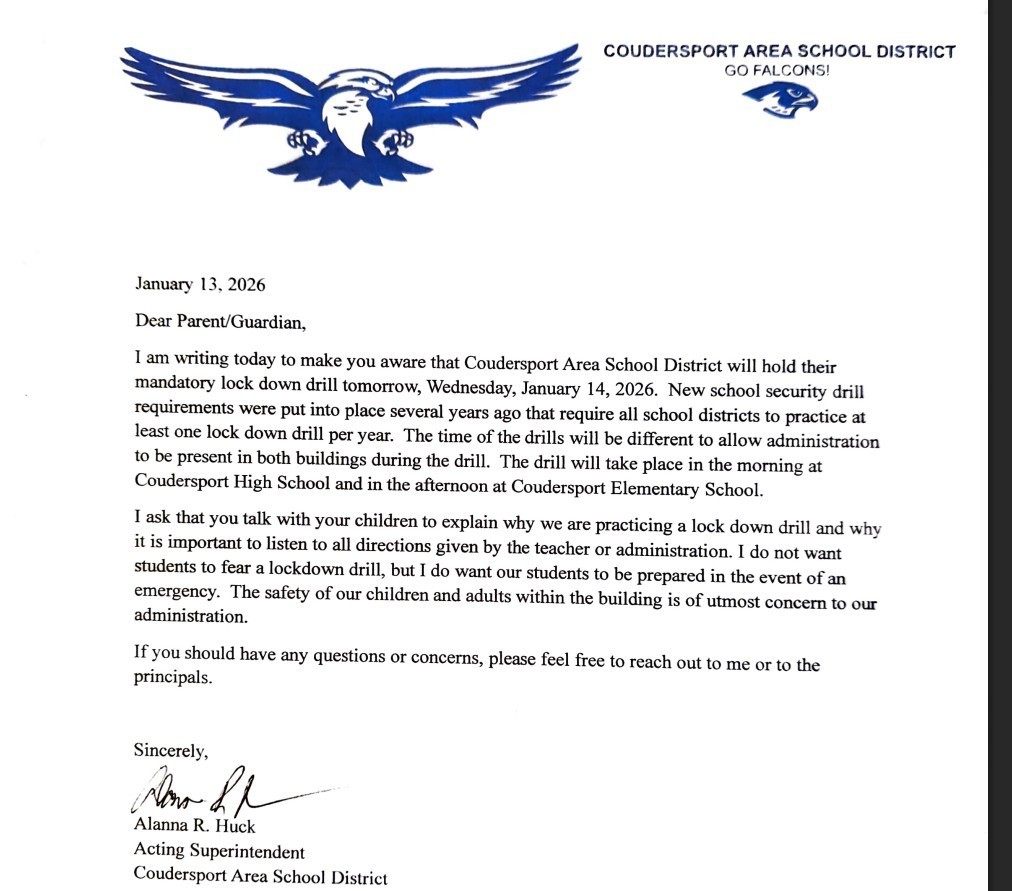 Security Drill Notification