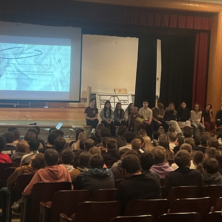 student assembly in our Auditorium  