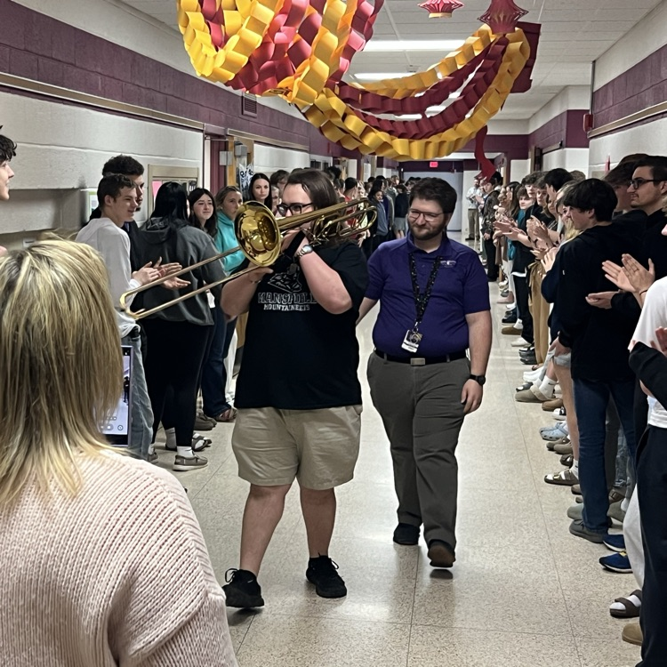 Ty and Mr. Ouellette on the States Walk.
