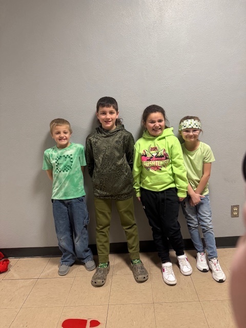 Dawson, James, Jaycee, and Logan on Green Day