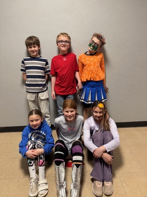 4th grade on Wacky Wednesday