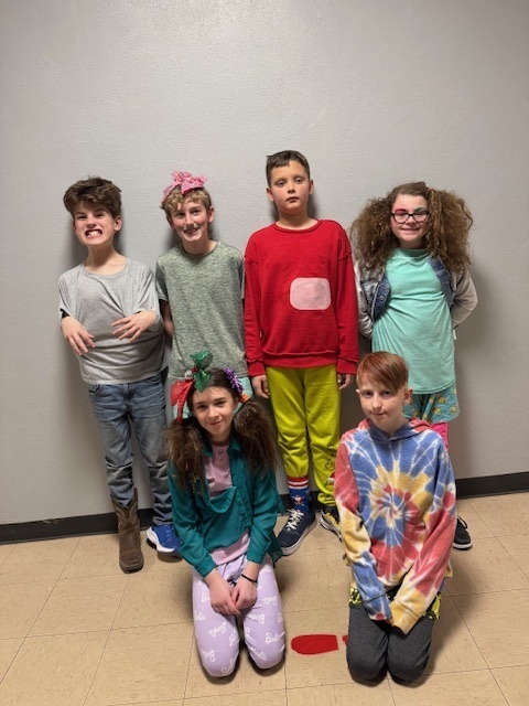 5th grade on Wacky Wednesday