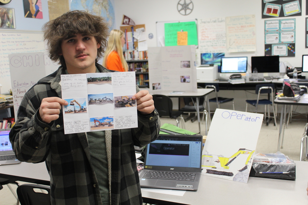 Josh career fair operator
