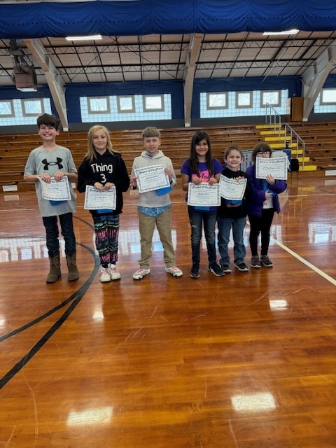 Elementary February Students of the Month