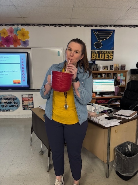 Mrs. Richter, anything but a cup