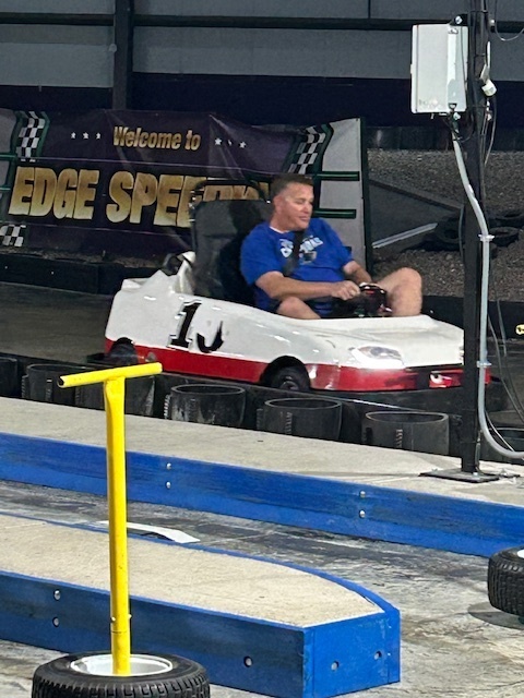 At the race track