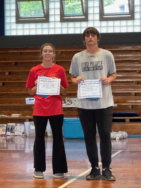 May Junior High Students of the Month