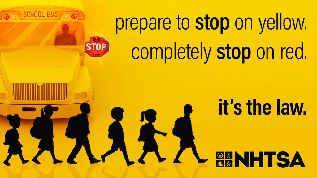 prepare to stop on yellow, completely stop on red, it's the law