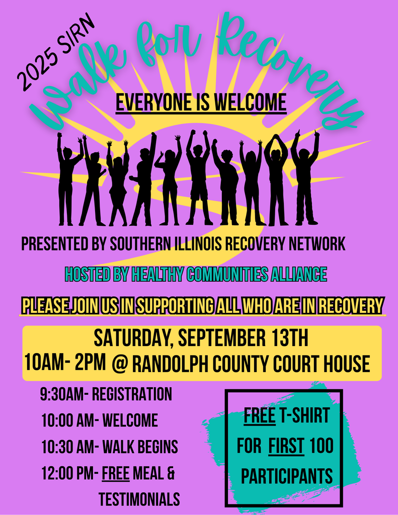 Walk for Recovery flyer