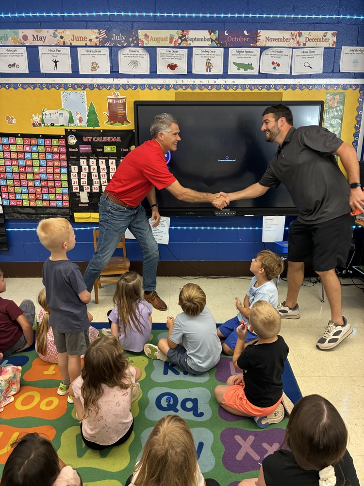 Rep Friess in kindergarten