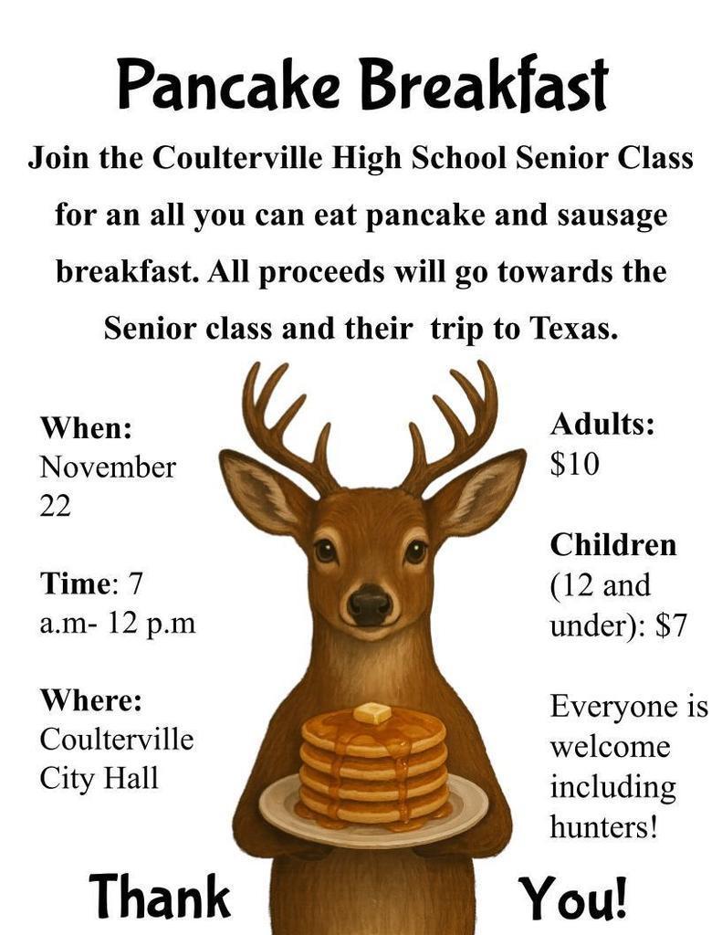 Senior Deer Day Breakfast