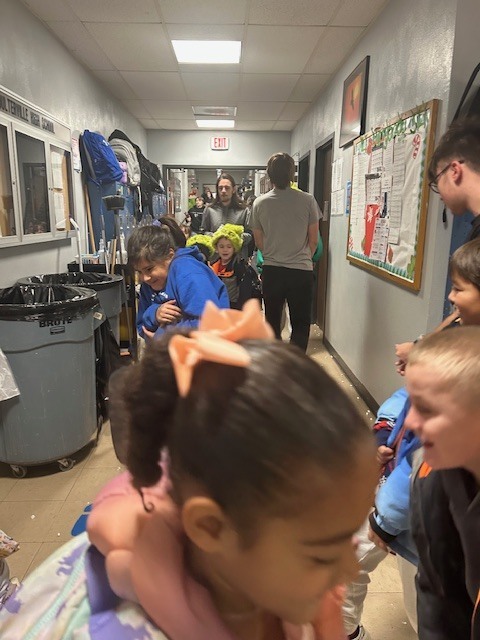 Elf snowball/marshmallow fight