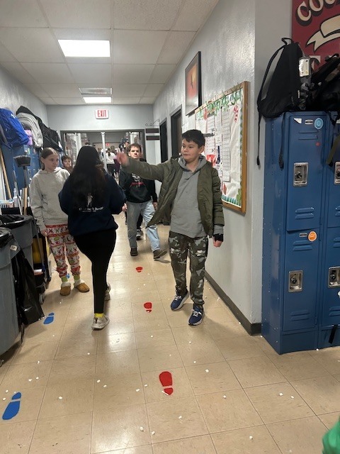 Elf snowball/marshmallow fight