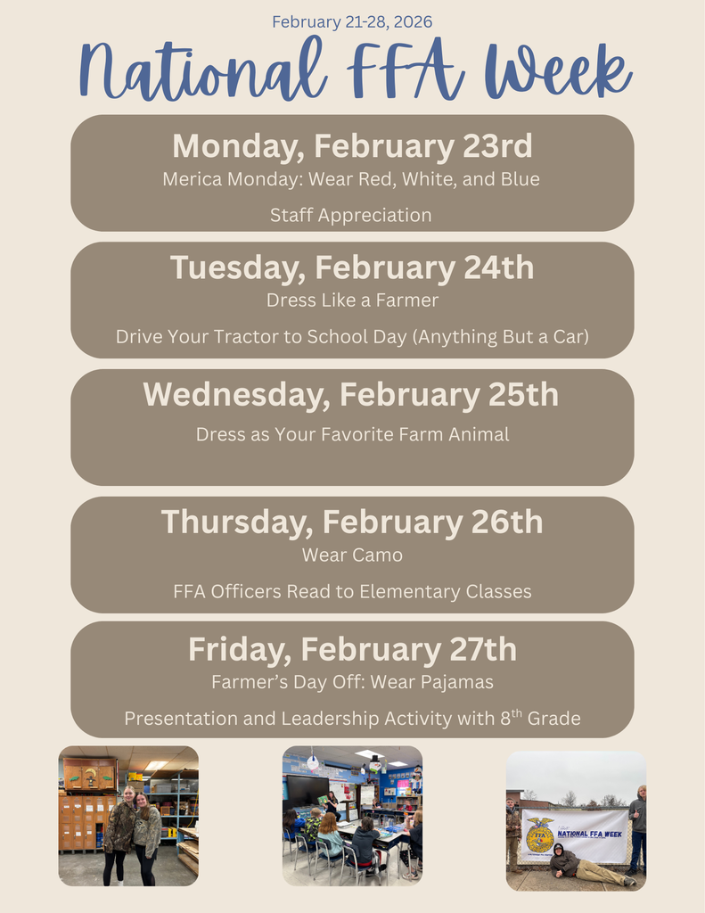 National FFA Week Schedule