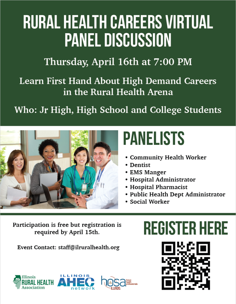 Rural Health Careers Virtual Panel Discussion