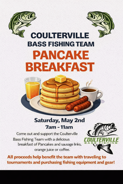 Bass Fishing Team Pancake Breakfast
