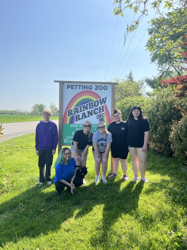 A picture by the sign before we could start