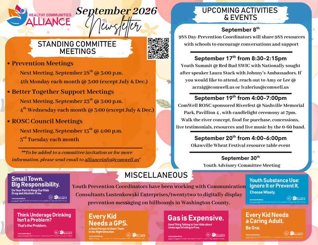 September newsletter