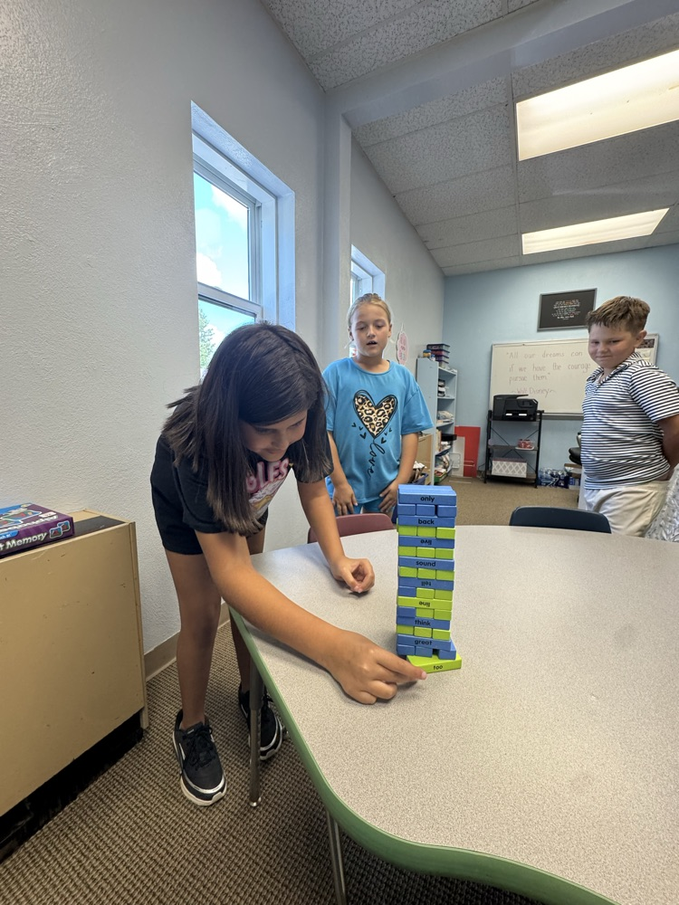 sight word jenga