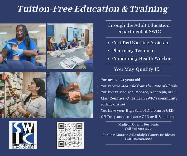 SWIC Tuition Free Education and Training