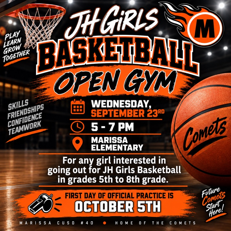 JH Girls Basketball Open Gym Dates