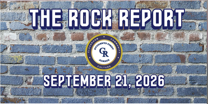 The Rock Report - September 21st, 2026