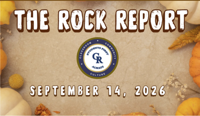 The Rock Report Image with fall backround