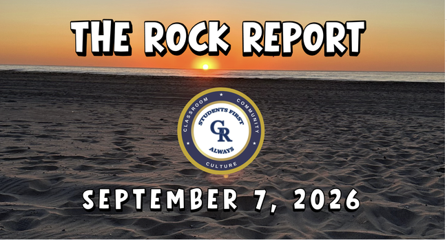 The Rock Report Cover image of a beach 972026