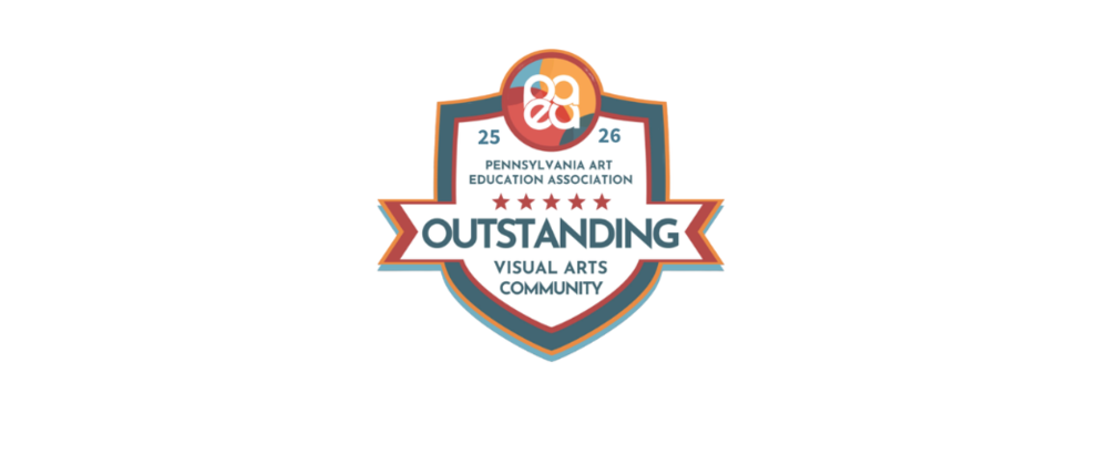 Emblem of distinction- Pennsylvania Art Education Association Outstanding Visual Arts Community for 25-26 Award