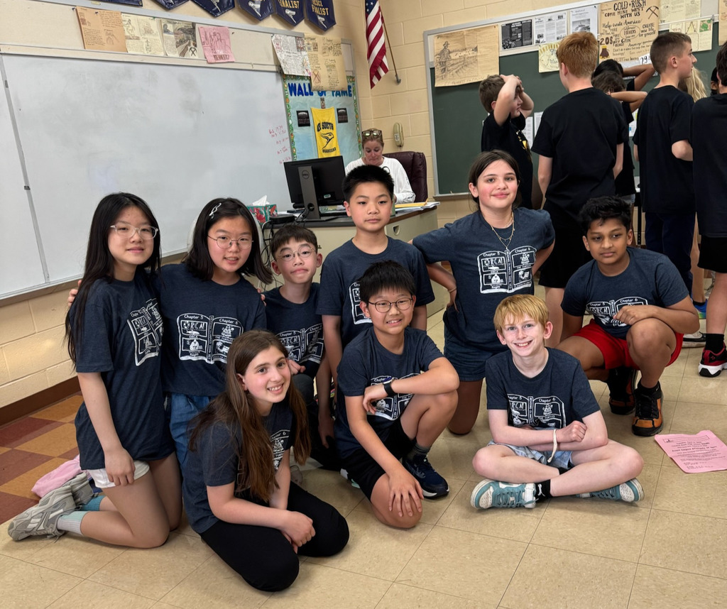 group of students who participated in Reading Olympics