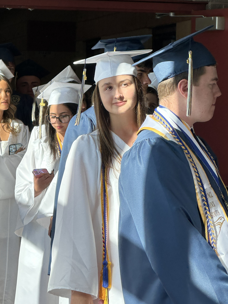 south students at graduation