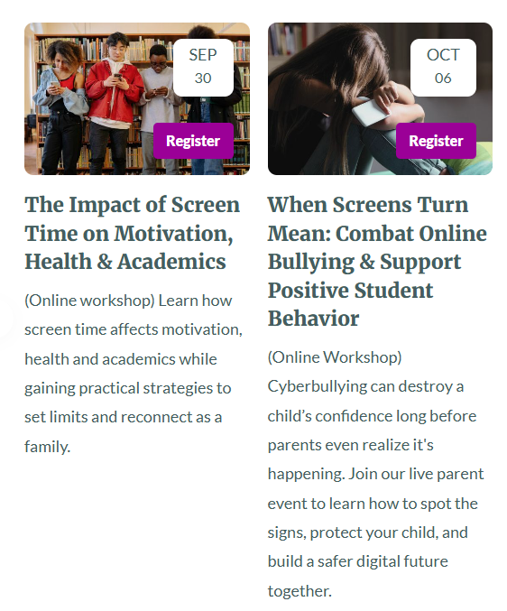 Smart Social September 30 and October 6 events
