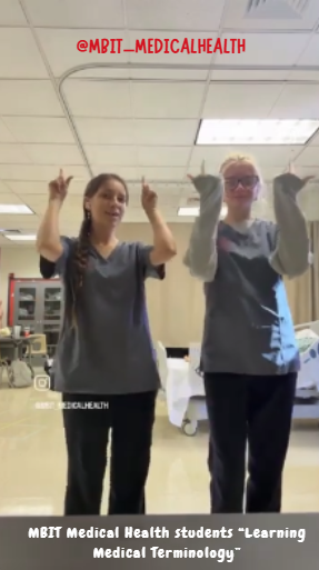 MBIT Students Rocking Out to Medical Terminology