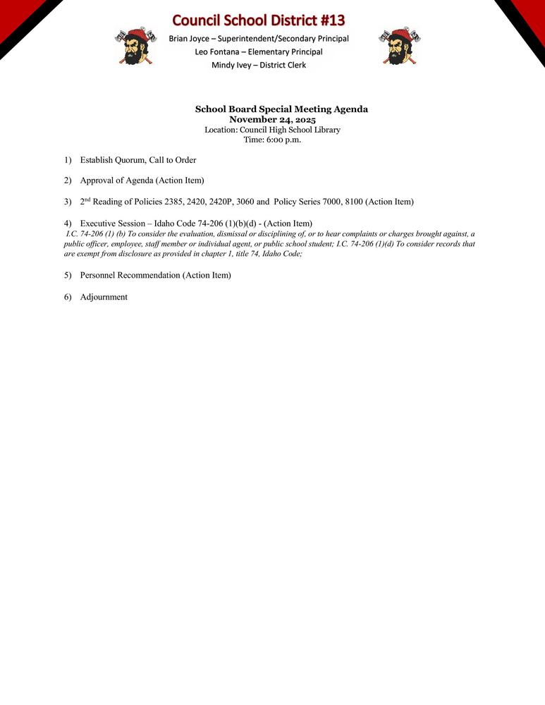 8.24.25 Special Work Meeting