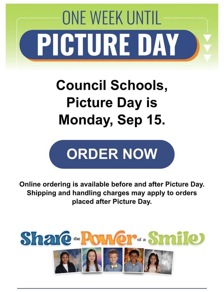 One Week Until Picture Day