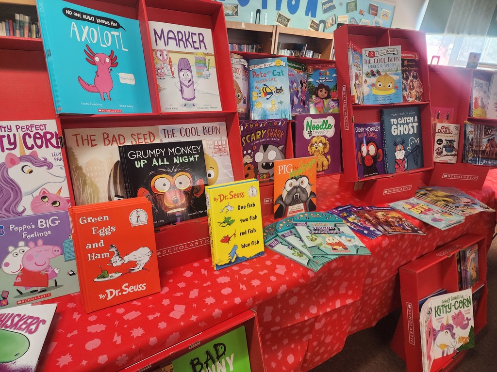 various books on display