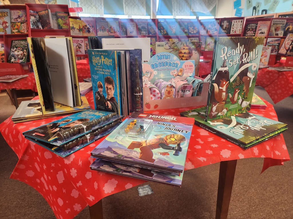 various books on display