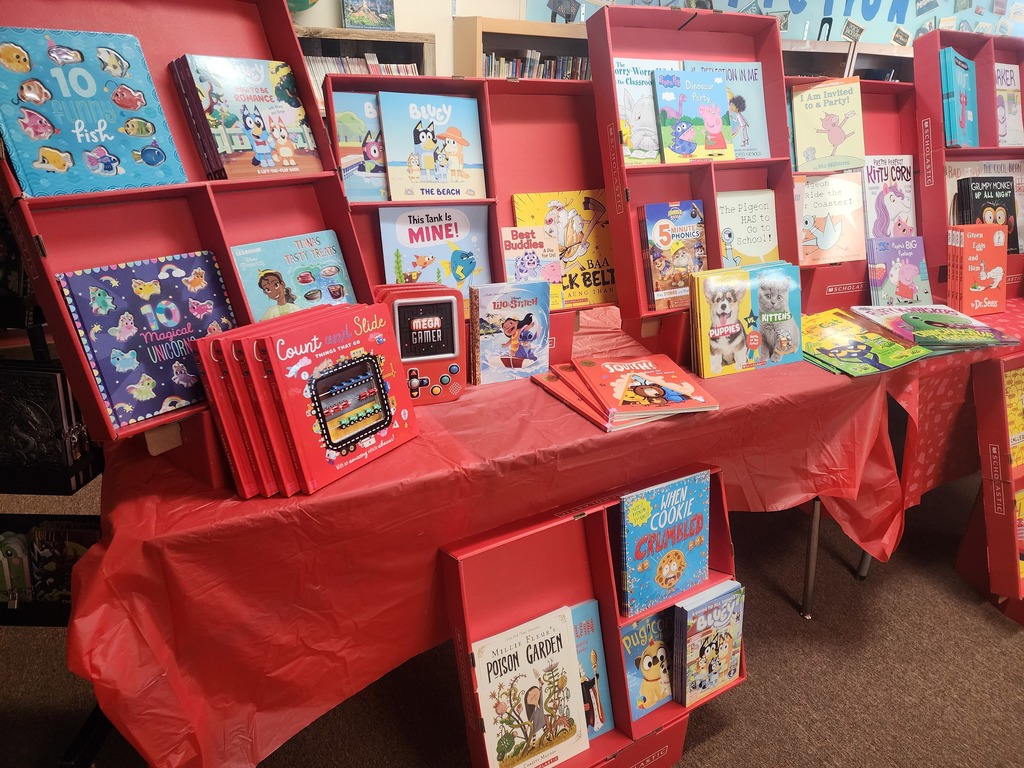 various books on display