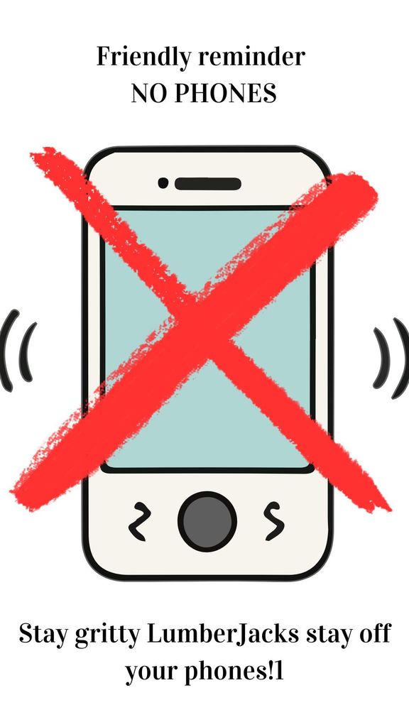 No phones 