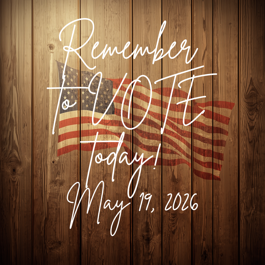 Today is the day! Go vote!
