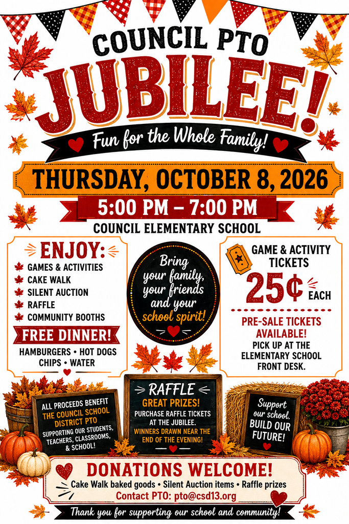 Council PTO Jubillee Flyer