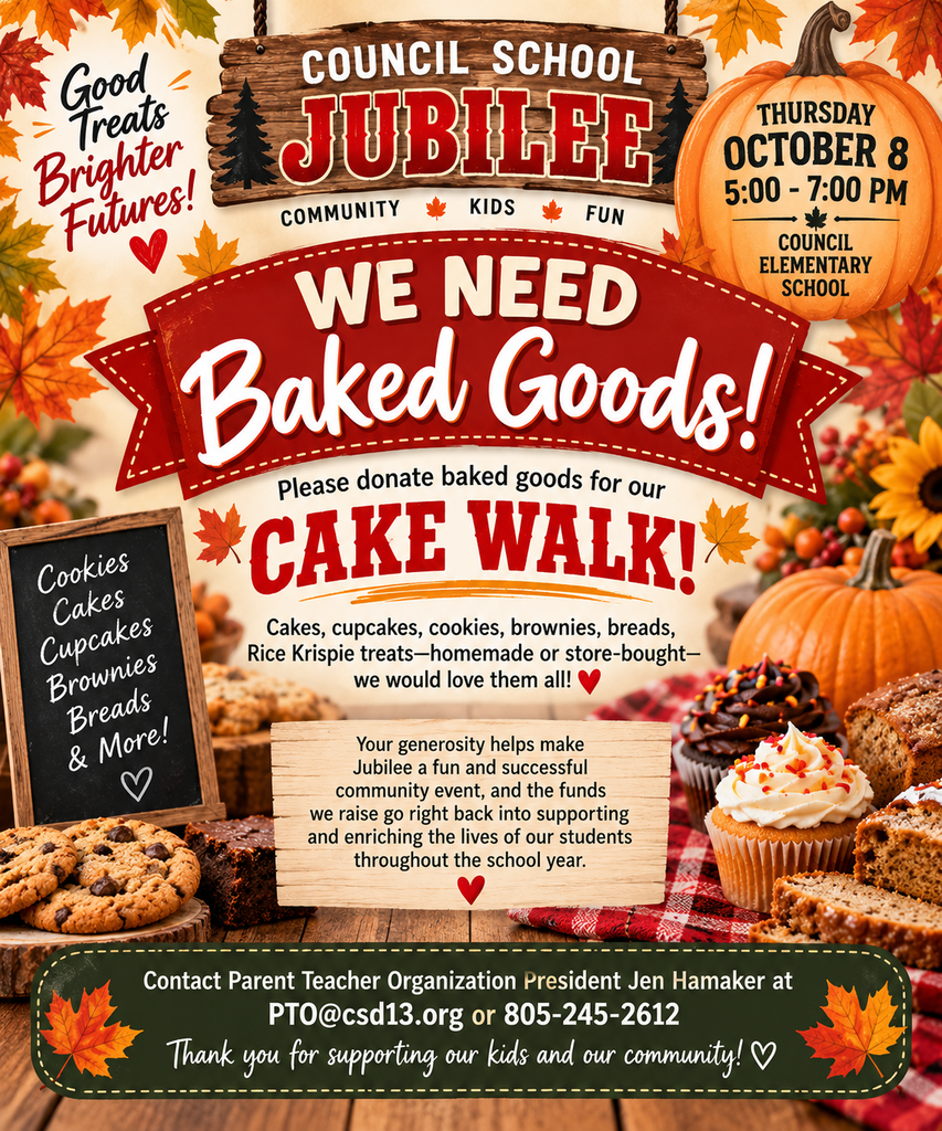 Jubilee needs baked goods! 