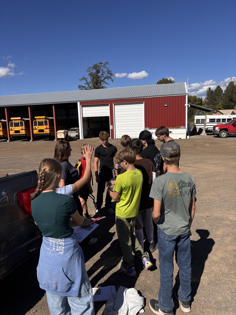 Students learning about wildland fire!